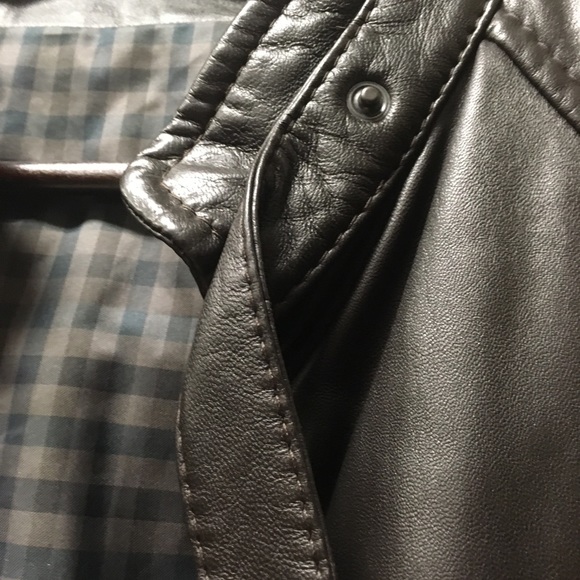 Designer reversible  leather jacket - Picture 7 of 8